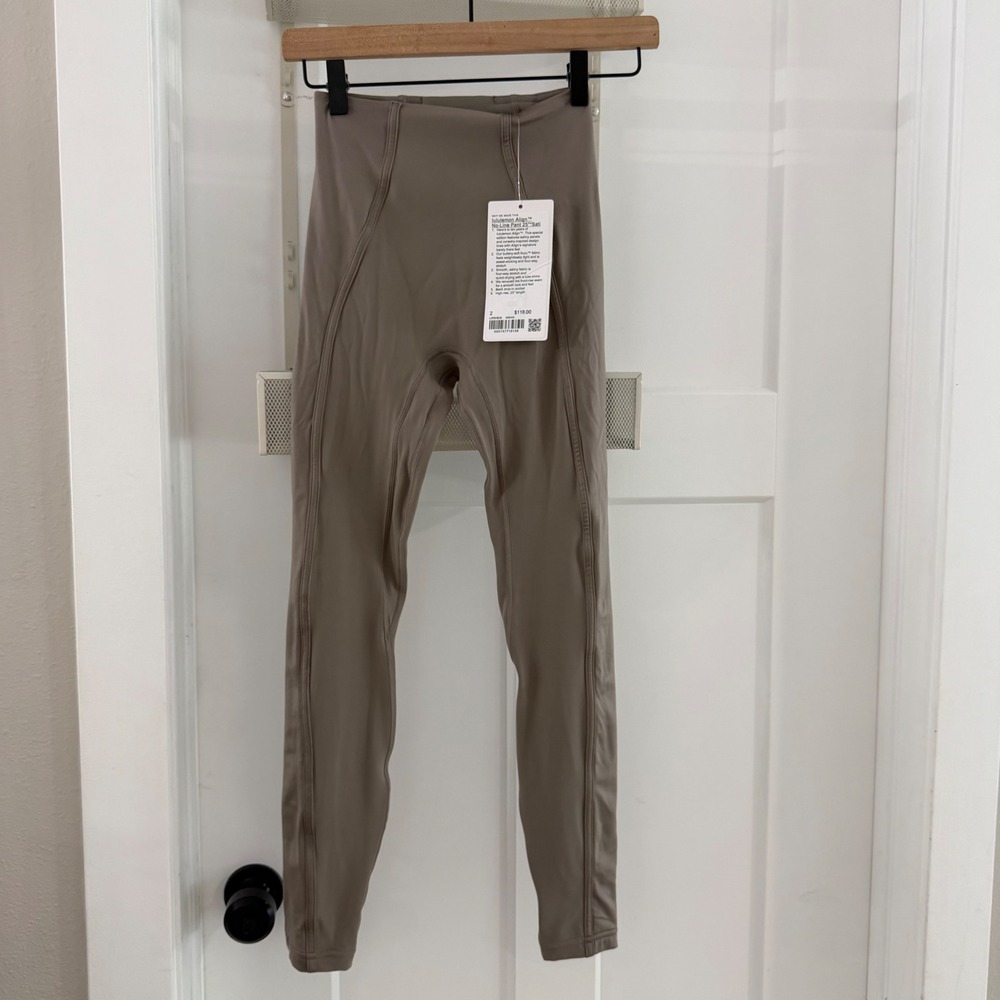 Lululemon Align No-Line Pant 25 Satin High Rise Leggings Size 2 New with Tags